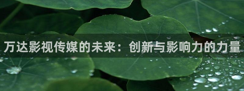 橘子搞笑視頻：萬達影視傳媒的未來：創新與影響力的力量